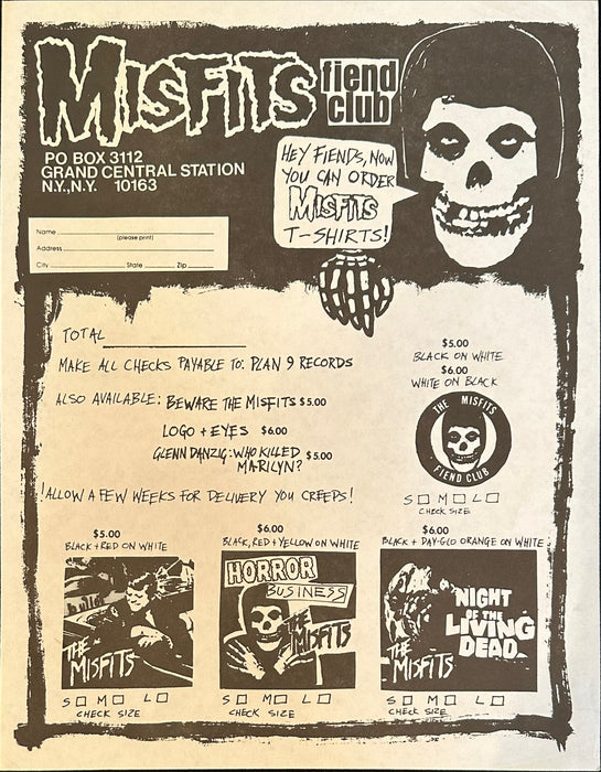 Misfits Walk Among Us (First Pressing, Photo Sleeve & Fiend Insert Included)