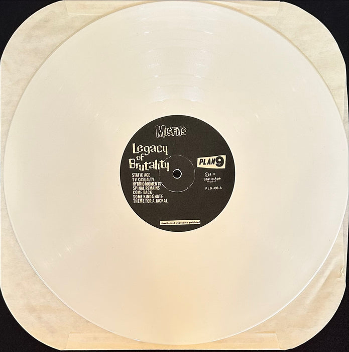 Misfits Legacy of Brutality (Second Pressing of 500 Copies, White Vinyl)