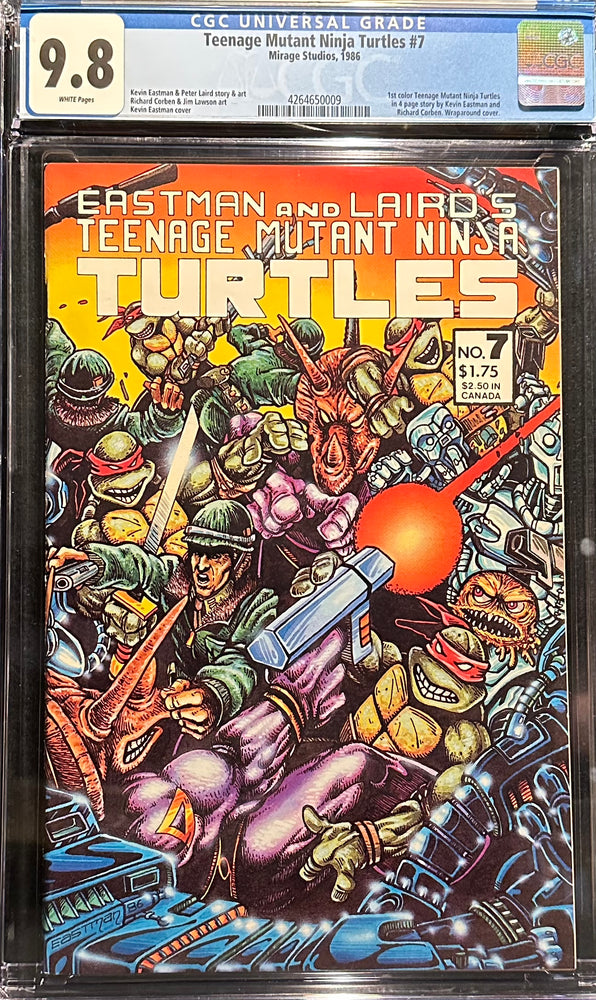 Teenage Mutant Ninja Turtles #  7  CGC 9.8