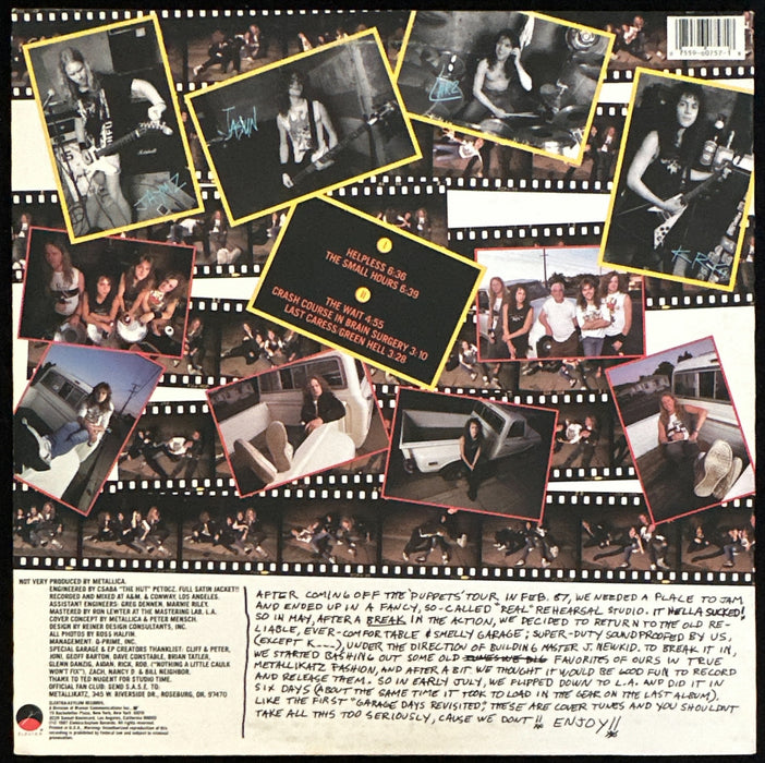 Metallica The $5.98 E.P. Garage Days Re-Revisited (First Pressing)