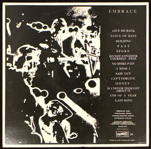 Embrace Embrace (First Pressing, Lyric Sheet Included)