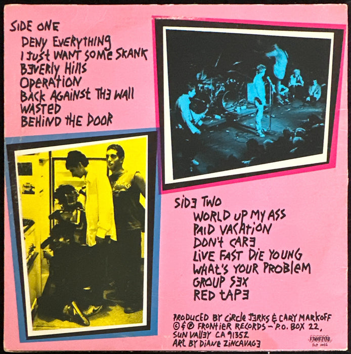Circle Jerks Group Sex (First Pressing, Insert Included)