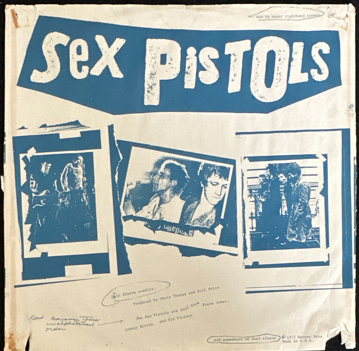 Sex Pistols Never Mind The Bullocks, Here's The Sex Pistols (Early Los Angeles Pressing)
