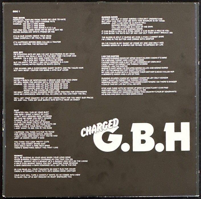 Charged G.B.H. City Baby Attacked By Rats (First Pressing - White Label)