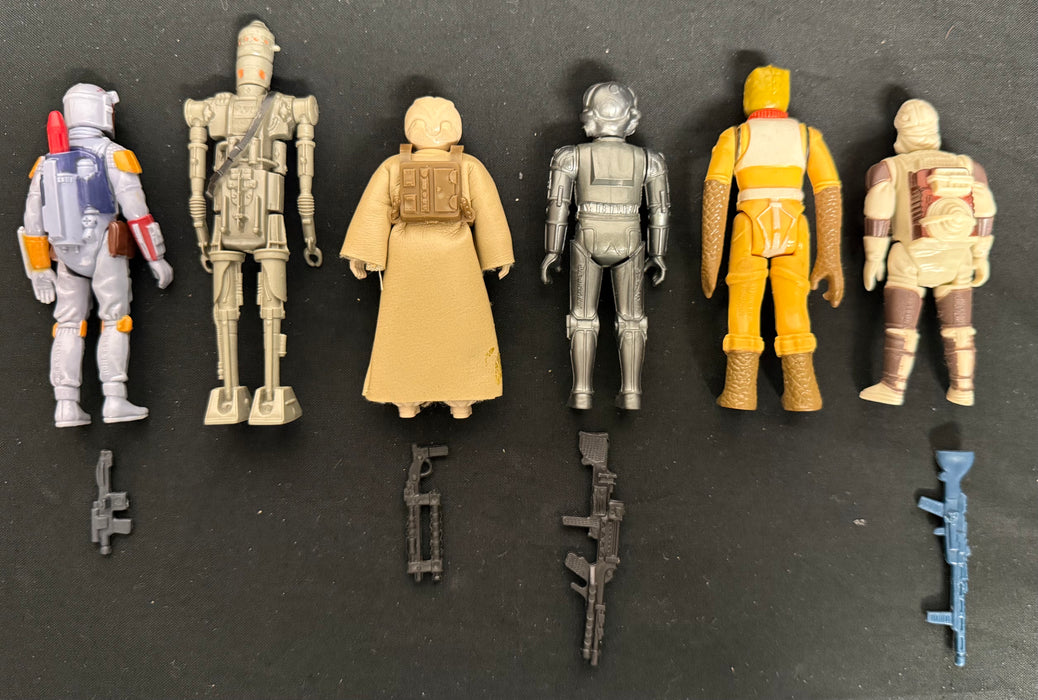 Star Wars Bounty Hunters - All 6 Includes 3 Guns