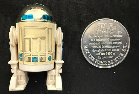 Kenner Star Wars POTF R2-D2 (w/pop-up saber) with Coin