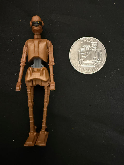 Star Wars Power of the Force (1985) EV-9D9 with Coin NO REPRO