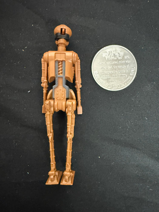Star Wars Power of the Force (1985) EV-9D9 with Coin NO REPRO