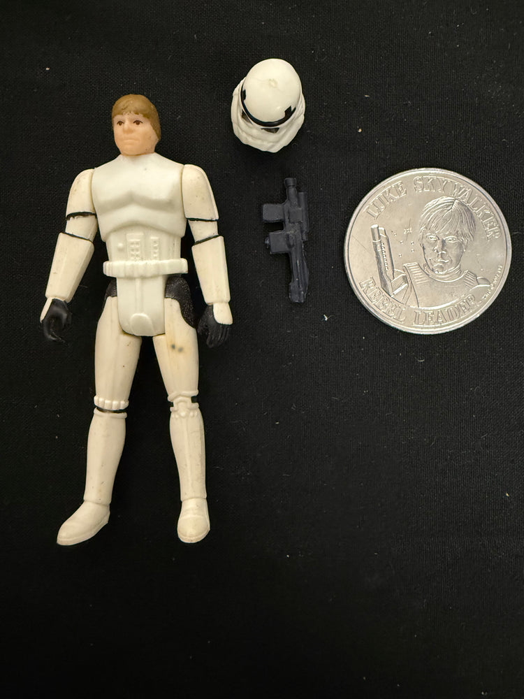 Star Wars POTF (1985) Luke Stormtrooper with Coin NO REPRO