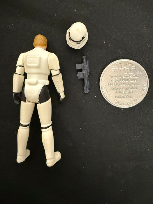 Star Wars POTF (1985) Luke Stormtrooper with Coin NO REPRO