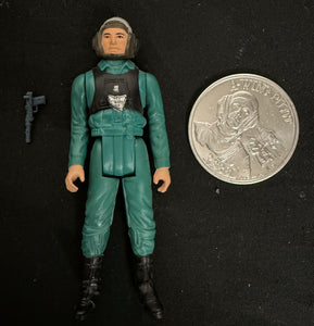 Star Wars POTF (1985) A-Wing Pilot With Coin