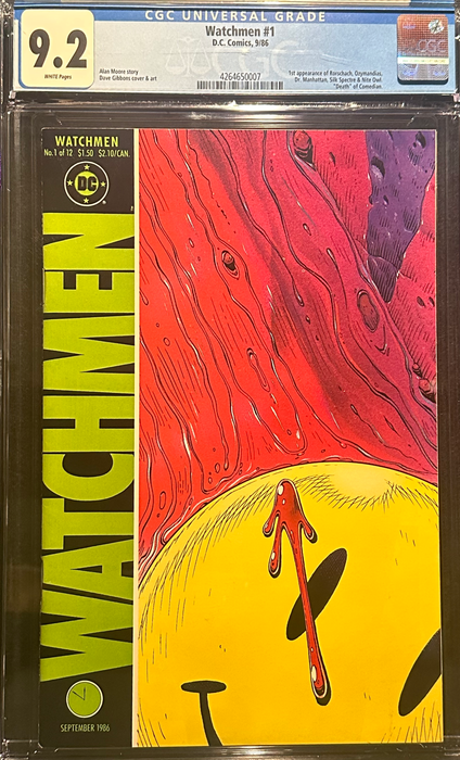 Watchmen #  1  CGC 9.2
