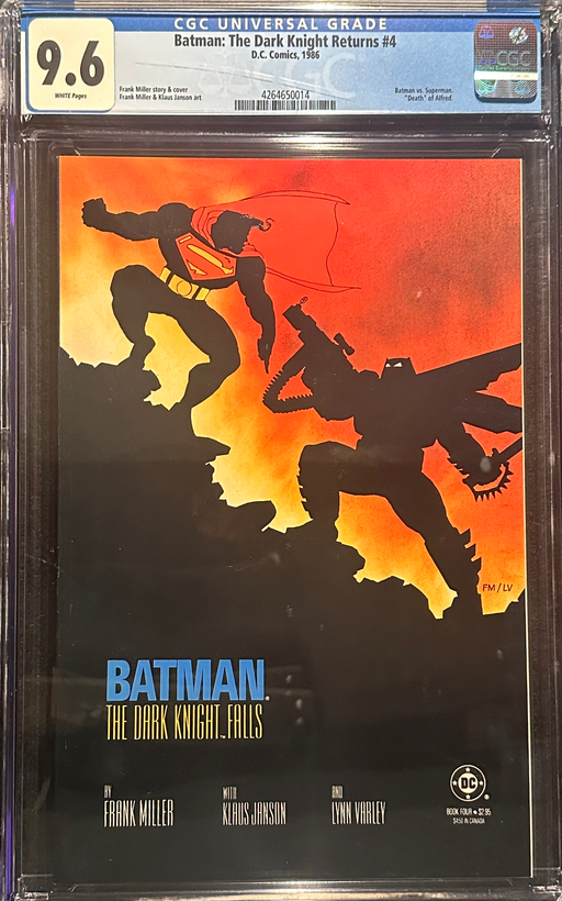 Batman: The Dark Knight #  4  CGC 9.6