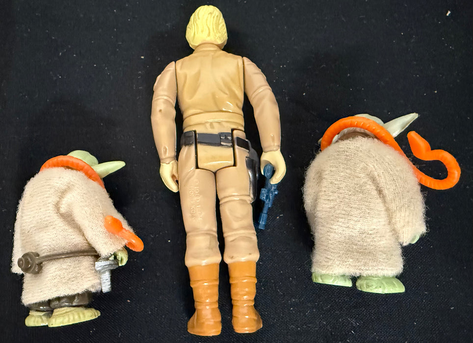 Kenner Star Wars Luke Skywalker Bespin with 2 Yodas