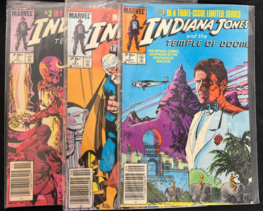 Marvel Indiana Jones Lot: Raiders, Temple of Doom, Adventures