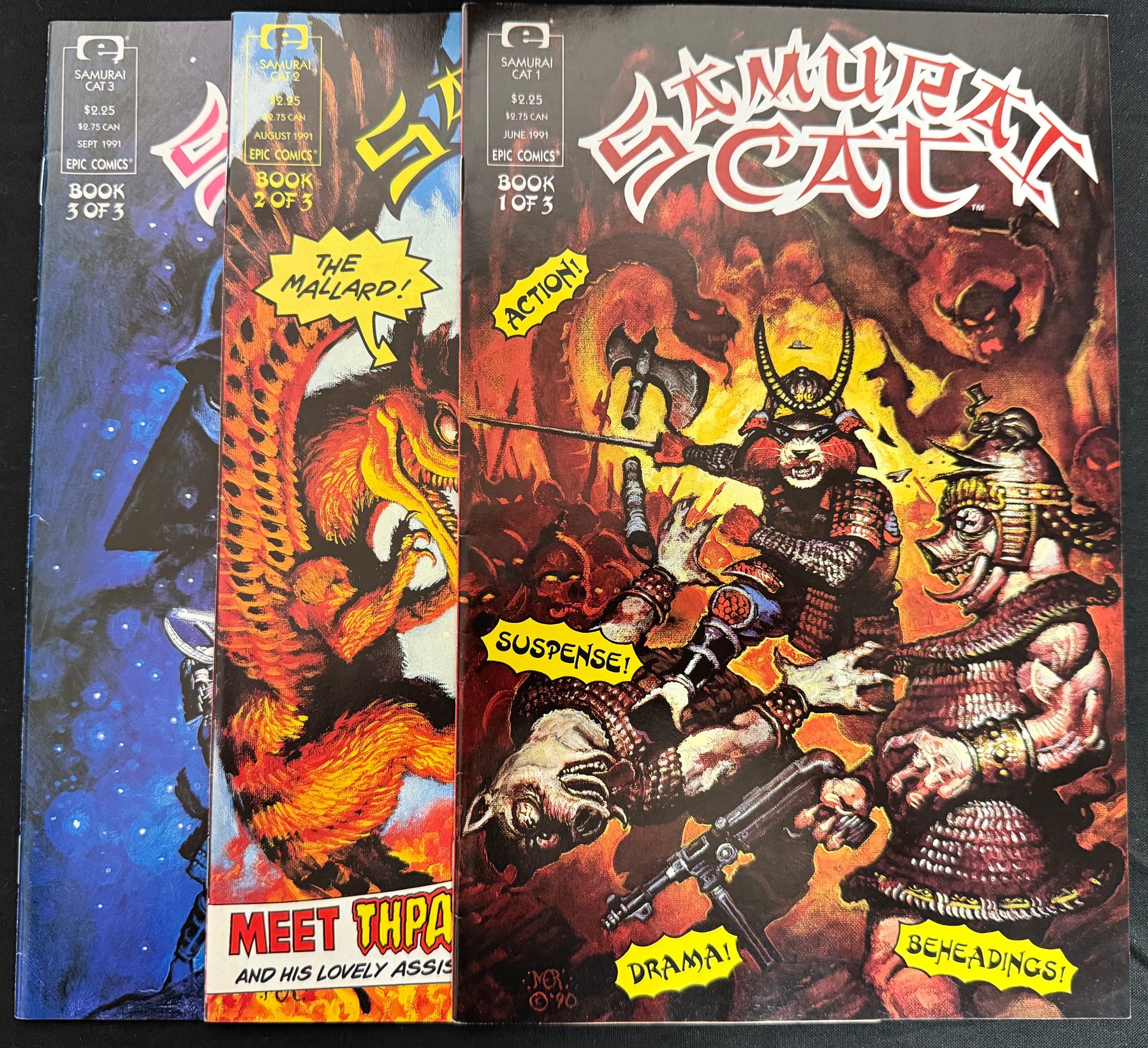 Samurai Cat #1-3 VF (8.0)