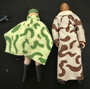 Vintage Star Wars Pair: ROTJ Han Solo Trenchcoat and Leia Poncho