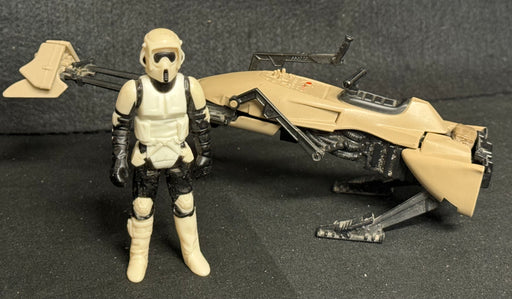 Kenner Star Wars ROTJ Biker Scout and Speeder Bike