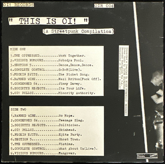 Various This Is Oi! (A Streetpunk Compilation)