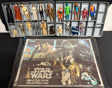 Kenner Star Wars Original First 21 Action Figures (1977-1979) Plus Case