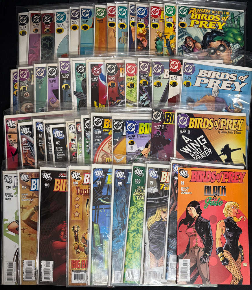Birds of Prey #19-112 (2000-2009) 51 Books Avg. NM-
