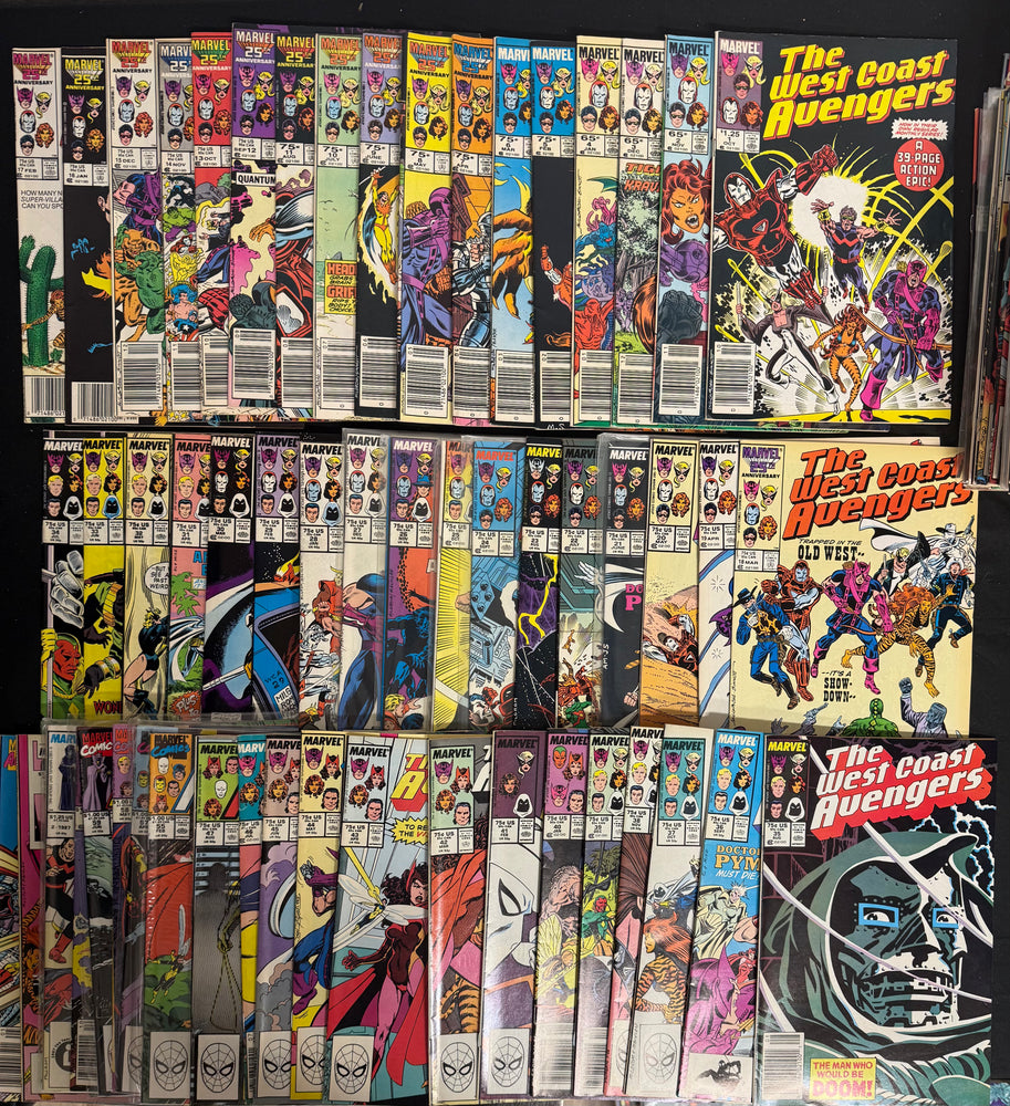 West Coast Avengers #1-47,55-60, Annual #2,3,5 FN/VF (7.0)