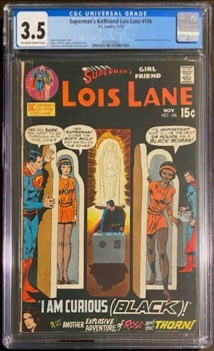 Superman's Girl Friend, Lois Lane #106 CGC 3.5