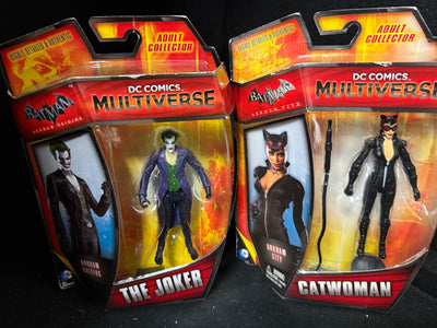 DC Multiverse Joker and Catwoman Arkham City