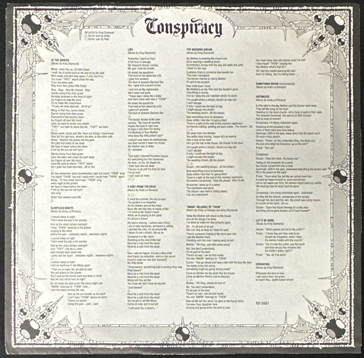 King Diamond Conspiracy (Promo Copy)