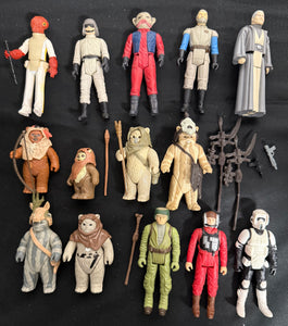 Kenner Star Wars ROTJ Endor Action Figure Lot