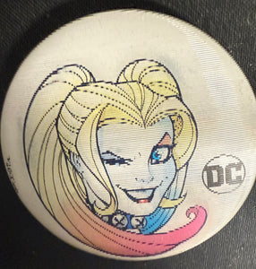 DC Harley Quinn Button Pin (Hologram)