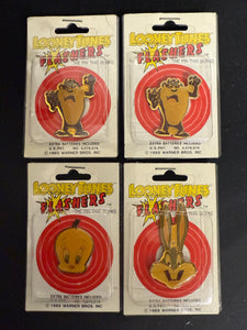 Warner Bros Looney Tunes Flashers Pins (1989)