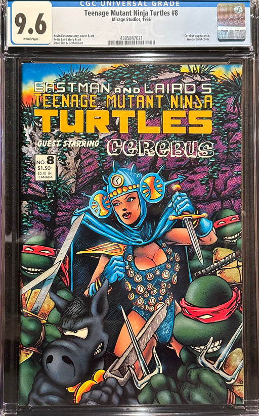Teenage Mutant Ninja Turtles #  8  CGC 9.6