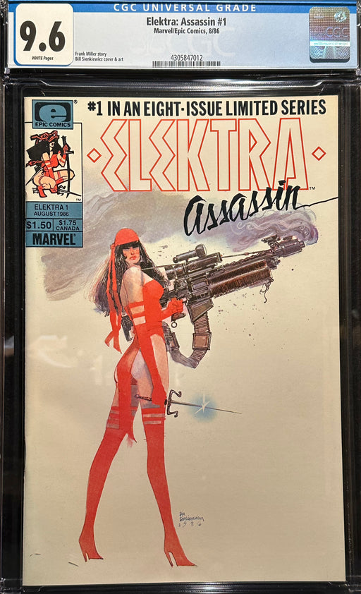 Elektra: Assassin #  1  CGC 9.6