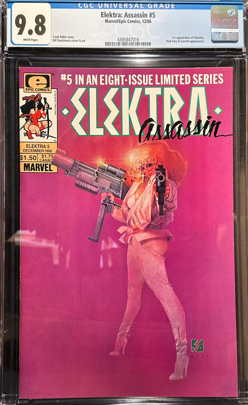 Elektra: Assassin #  5  CGC 9.8