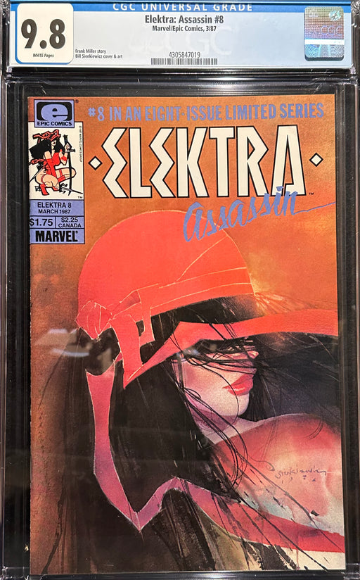 Elektra: Assassin #  8  CGC 9.8