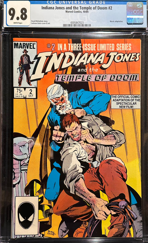 Indiana Jones and the Temple of Doom #  2 CGC 9.8