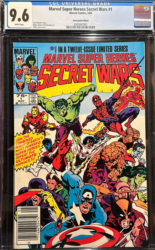 Marvel Super-Heroes Secret Wars #  1 Newsstand CGC 9.6