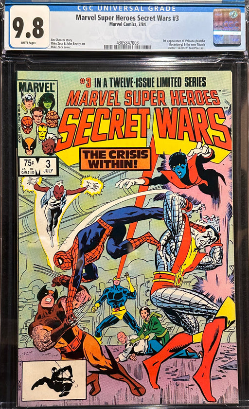 Marvel Super-Heroes Secret Wars #  3 CGC 9.8