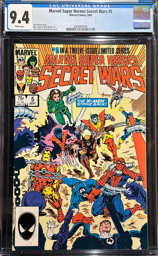 Marvel Super-Heroes Secret Wars #  5 CGC 9.4
