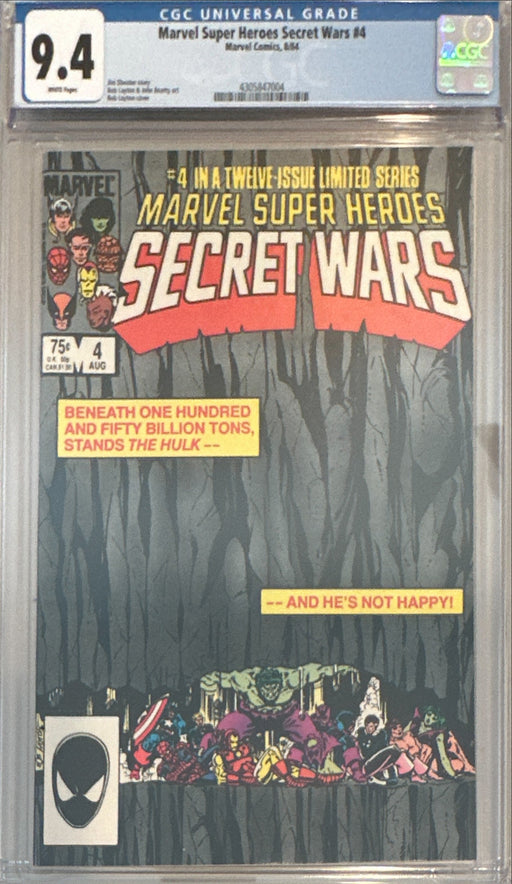 Marvel Super-Heroes Secret Wars #  4 CGC 9.4