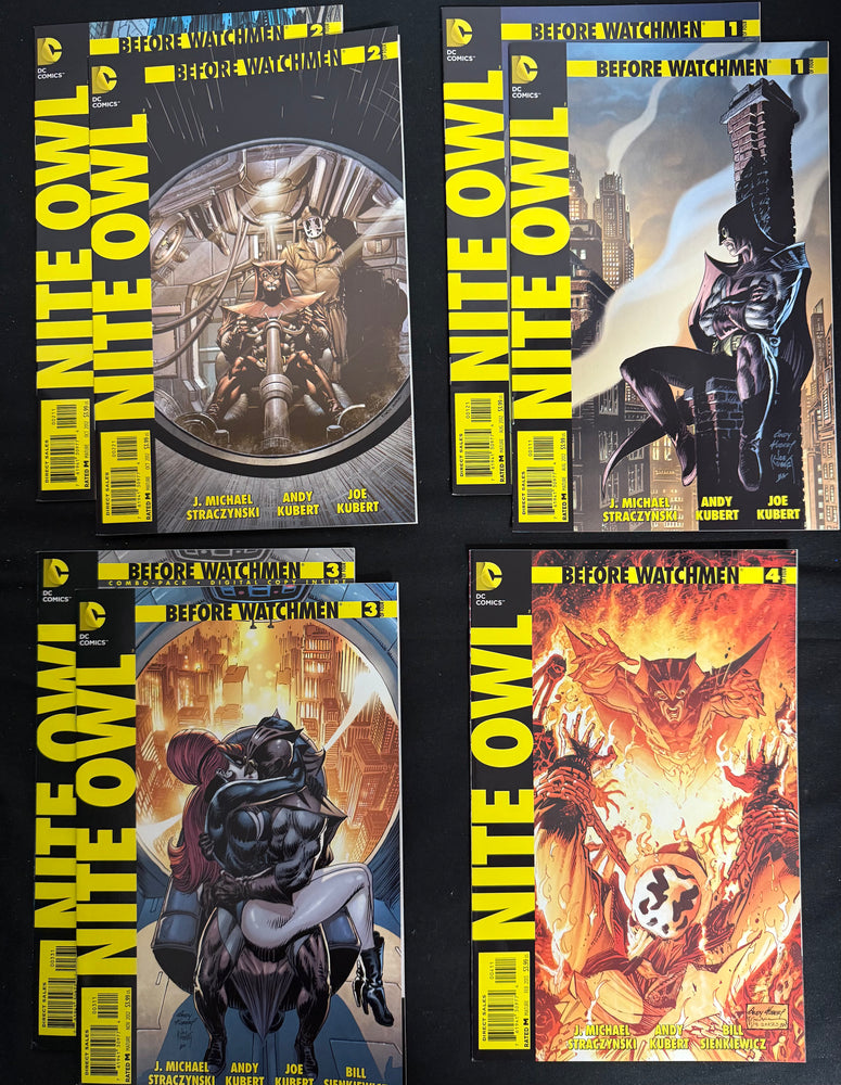 Before Watchmen: Nite Owl #  1-4 + Variants NM+ (9.6)