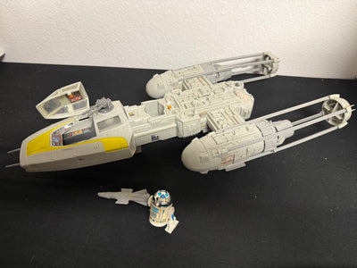 Kenner Star Wars Y-Wing Fighter Complete w/ Bomb and R2-D2