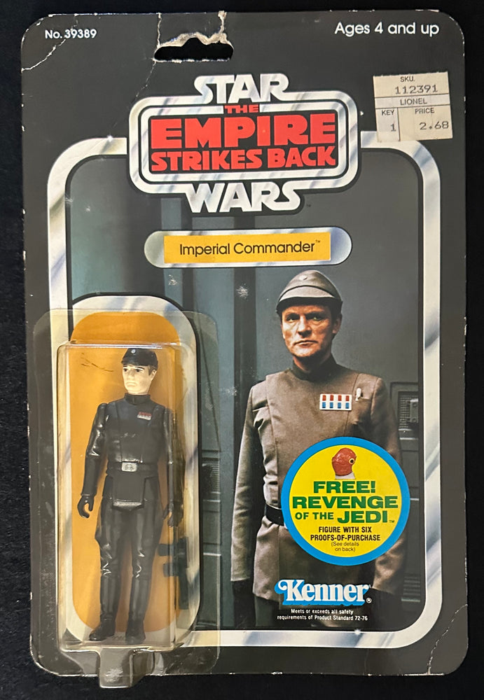 Kenner Star Wars ESB (1982) Imperial Commander 48 Back