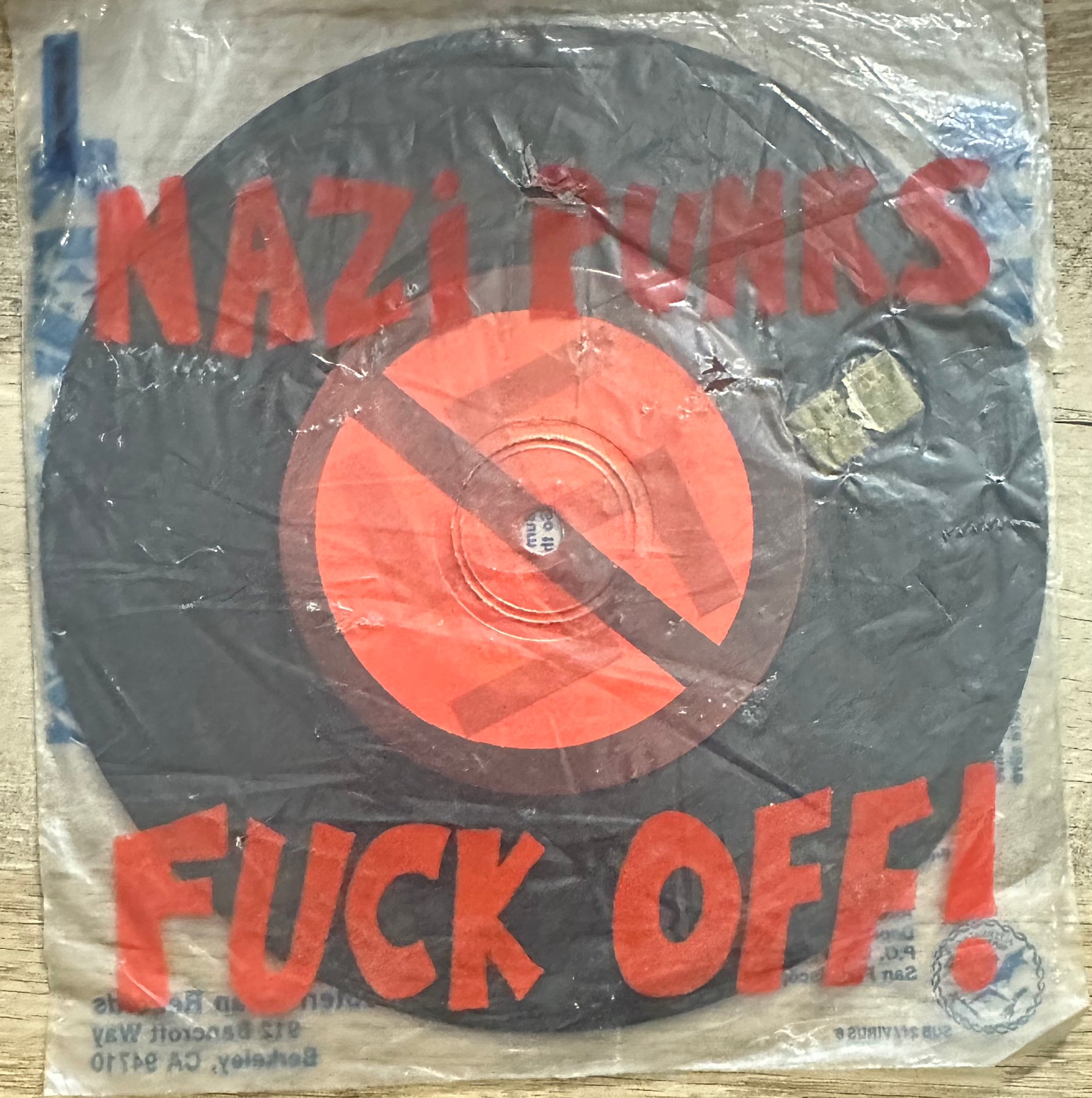 Dead Kennedys Nazi Punks Fuck Off! (7