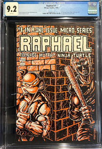 Raphael, Teenage Mutant Ninja Turtle #  1  CGC 9.2