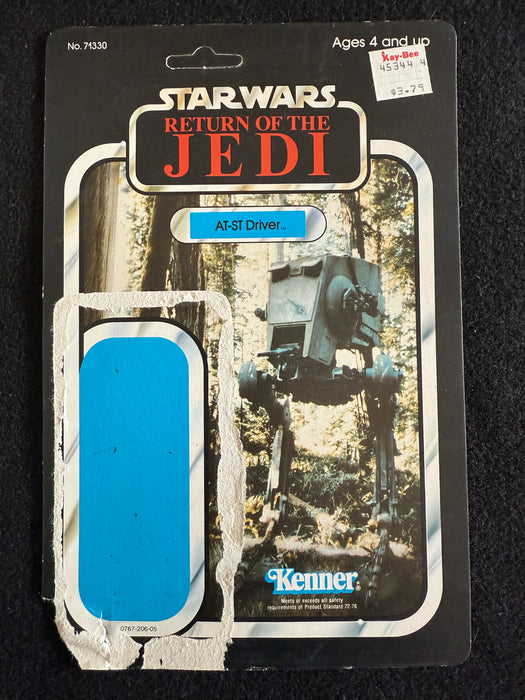 Kenner Star Wars ROTJ AT-ST Driver 77 Back Card Only