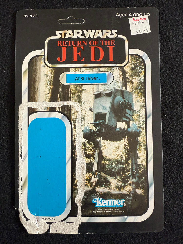 Kenner Star Wars ROTJ AT-ST Driver 77 Back Card Only