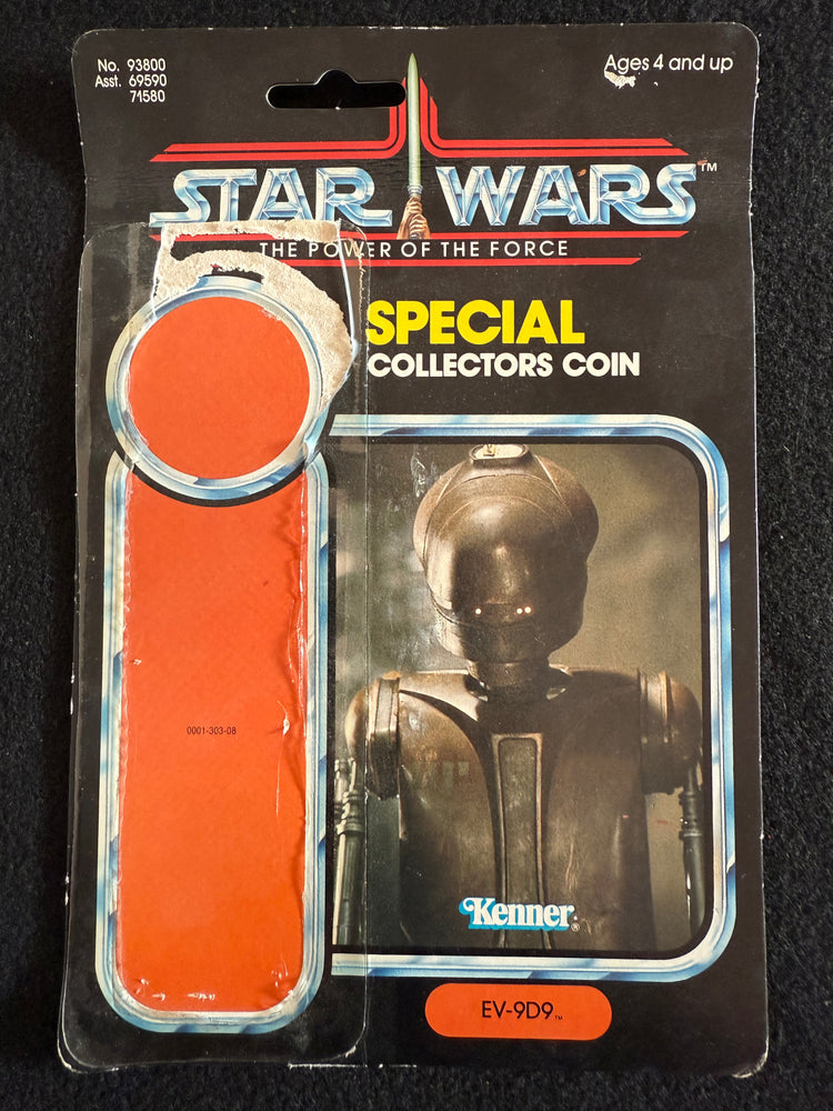 Kenner Star Wars POTF EV-9D9 92 Back Card Only