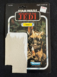 Kenner Star Wars ROTJ Teebo 77 Back Card Only